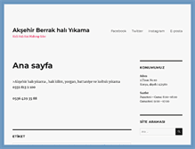 Tablet Screenshot of aksehirhaliyikama.com